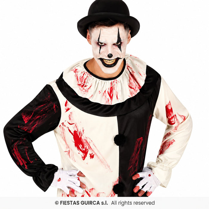 Kostüm "Terror Clown" für Herren | Einteiler mit Kragen