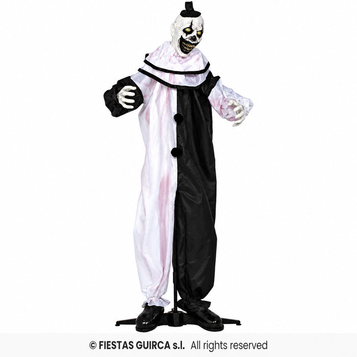 Halloween Figur "Terror Clown" Animiert | 205 cm - Bewegung, Sound & Licht