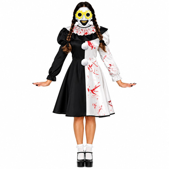 "Terror Clownin" Kostüm für Damen | 2-tlg.