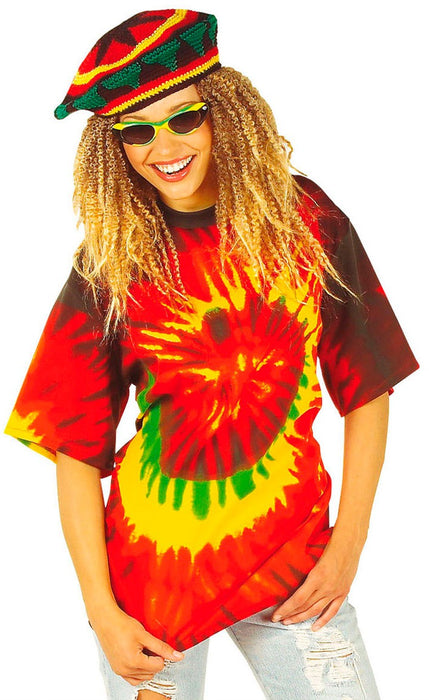 Kostüm T-Shirt Batic Tie Dye, Gr. XL