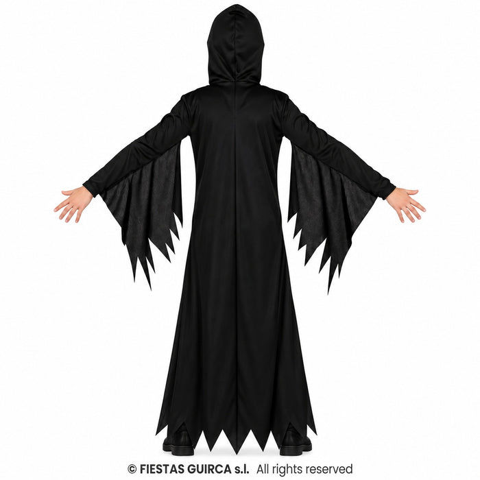 Halloween "Tod" Kostüm für Kinder | Tunika mit Kapuze