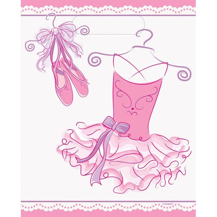 Geschenkbeutel PVC 18x22cm/8St. Ballerina