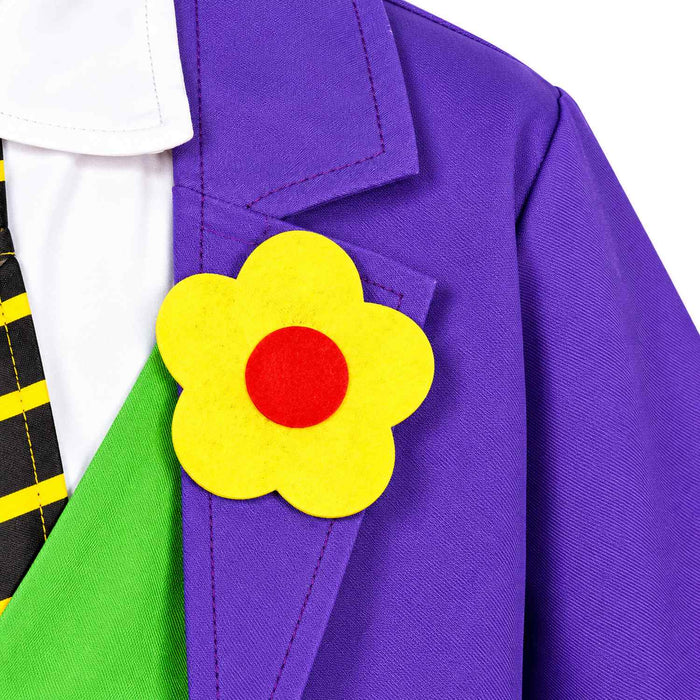 Clown "Verrückter Narr" Kostüm für Kinder | 4-tlg.