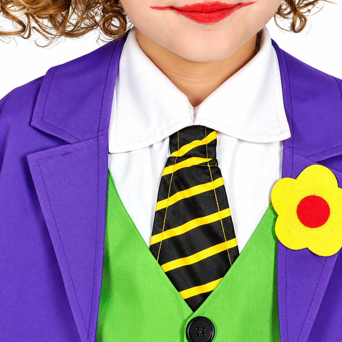 Clown "Verrückter Narr" Kostüm für Kinder | 4-tlg.