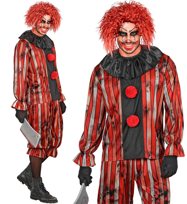 Horror Clown „Wicked Clown“ Kostüm für Herren | 3-tlg.