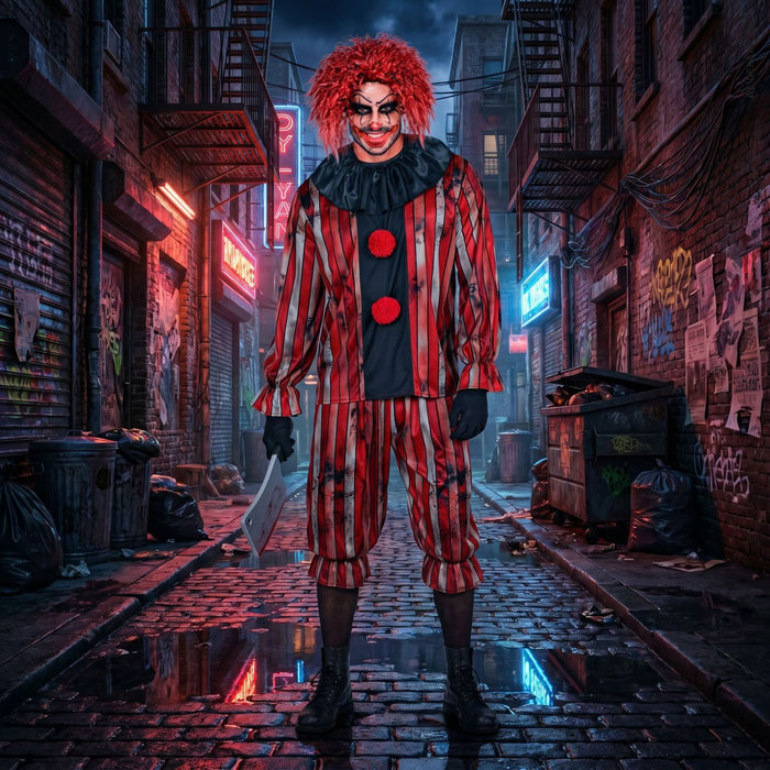 Horror Clown „Wicked Clown“ Kostüm für Herren | 3-tlg.