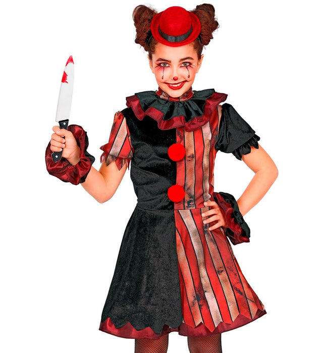 Horror Clownin "Wicked Clown" für Mädchen | 5-tlg.