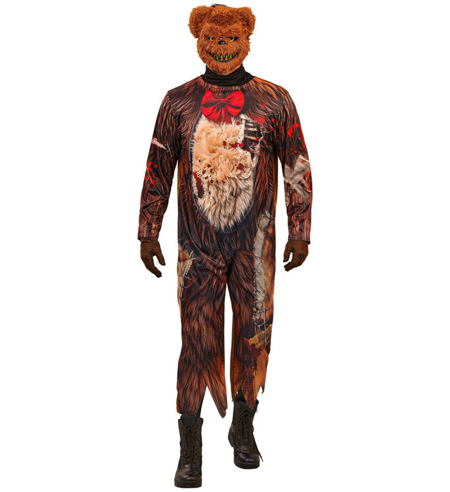 "Zombie Teddybär" Kostüm für Herren | Overall und Maske