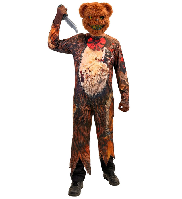 "Zombie Teddybär" Kostüm für Kinder | Overall und Maske