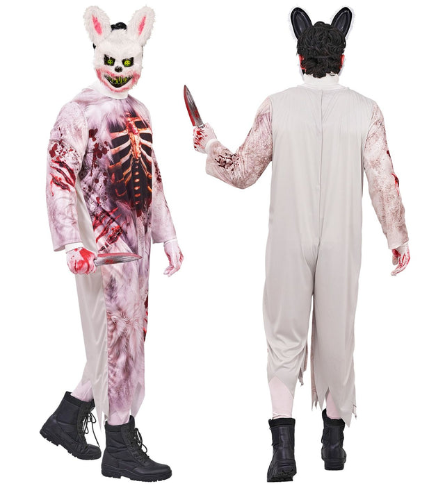 "Zombie Bunny" Kostüm für Herren | Overall und Maske