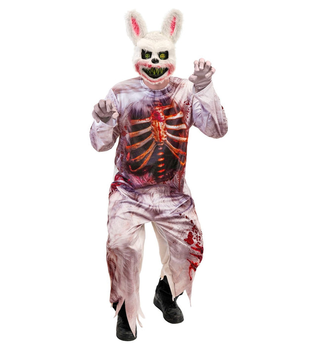 "Zombie Bunny" Kostüm für Herren | Overall und Maske