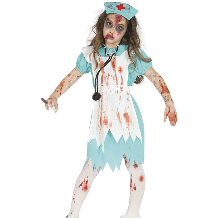"Zombie Krankenschwester" Kostüm für Mädchen | 3-tlg.
